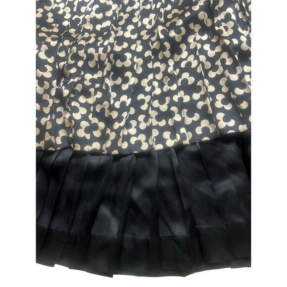 Vintage Nipon Boutique 100% silk dress gold & black sz 10 - Picture 5 of 6